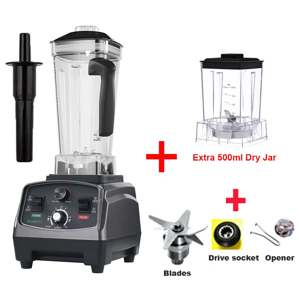 Biolomix Heavy Duty Timer Blender and Food Processor