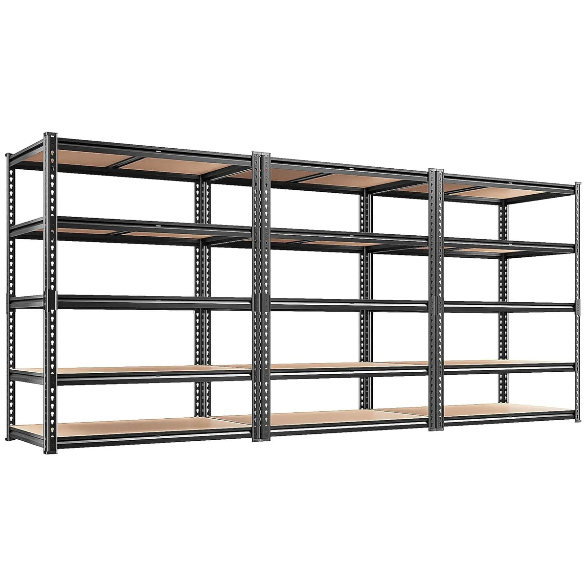 Adjustable Heavy Duty Five Tier Metal Storage Shelving for Garage and Warehouse