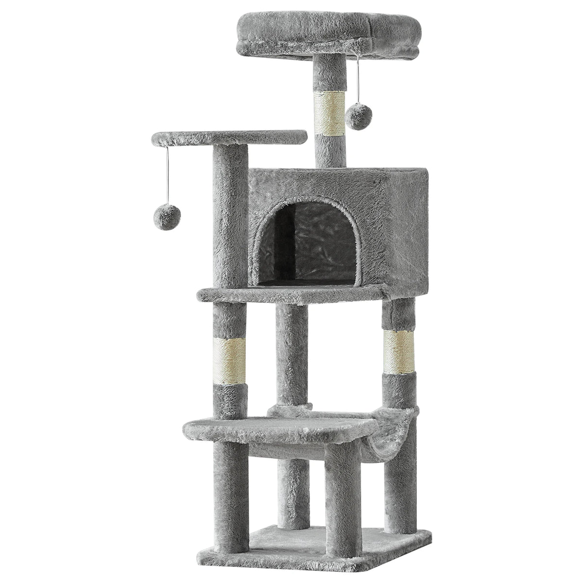 JHK Multi-Level Cat Tree With Sisal Scratching Posts