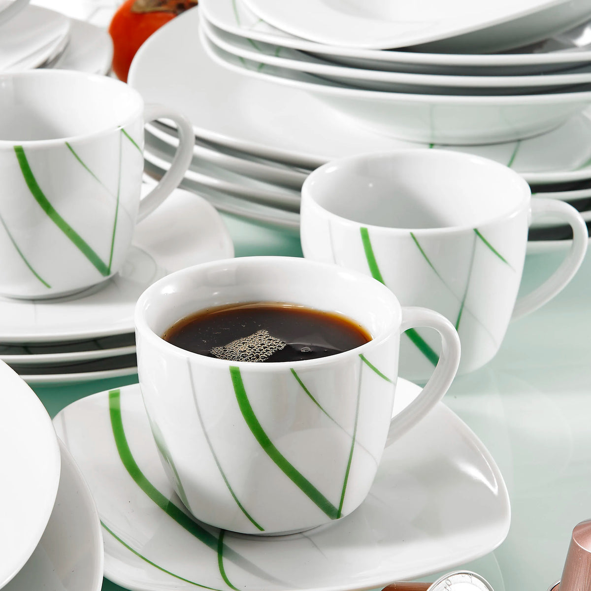 Malacasa Aviva 30 Piece Porcelain Ceramic Dinnerware Set