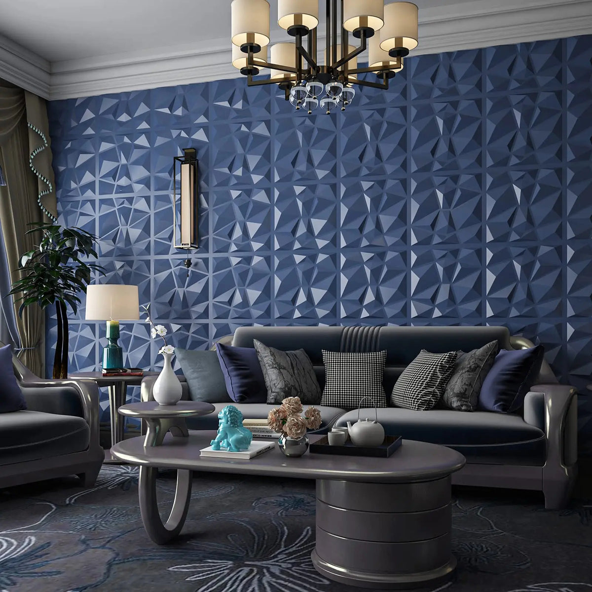 Art3d Diamond Design 3D PVC Wall Panels