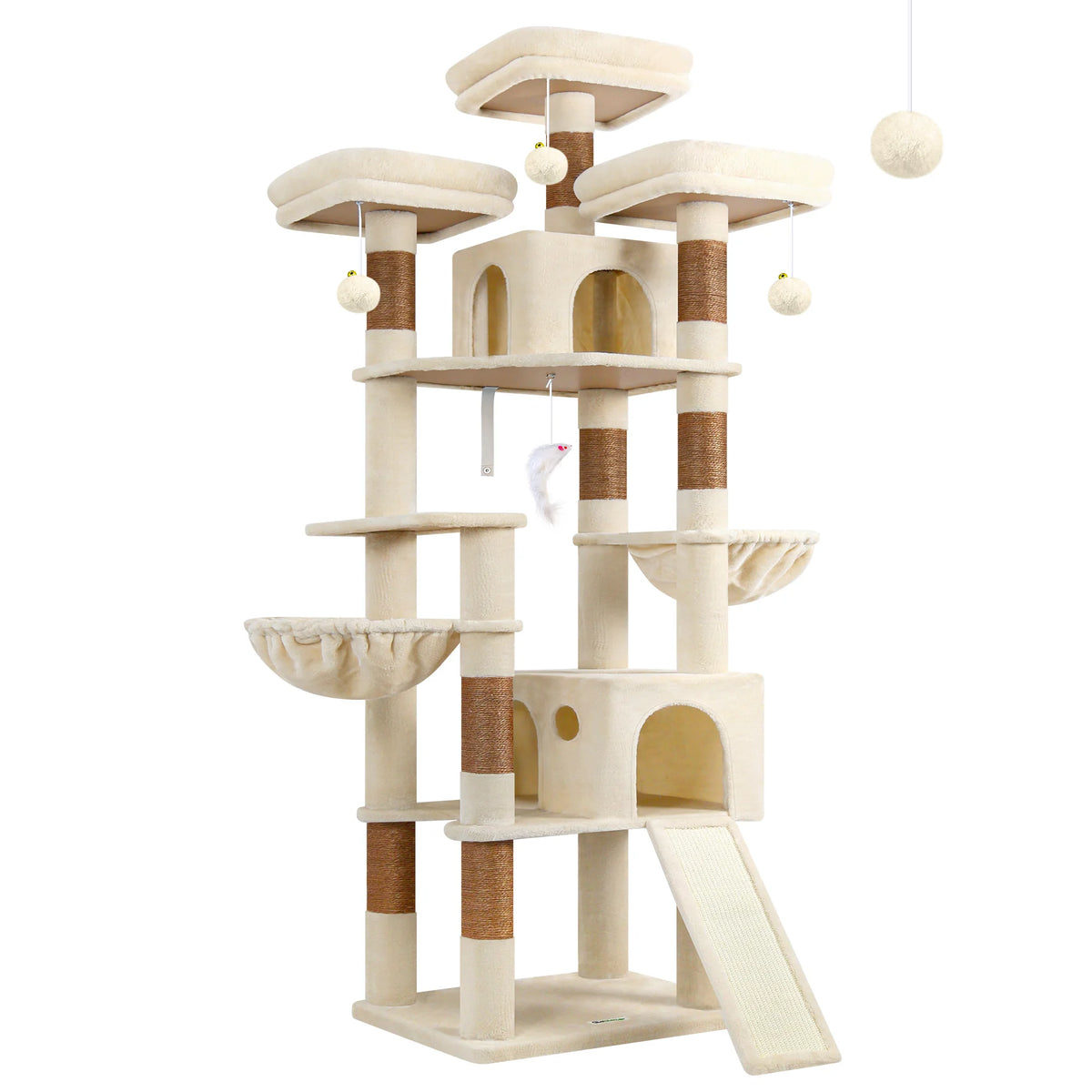 Globlazer Multi-Level Cat Tree Tower With Condos And Hammocks