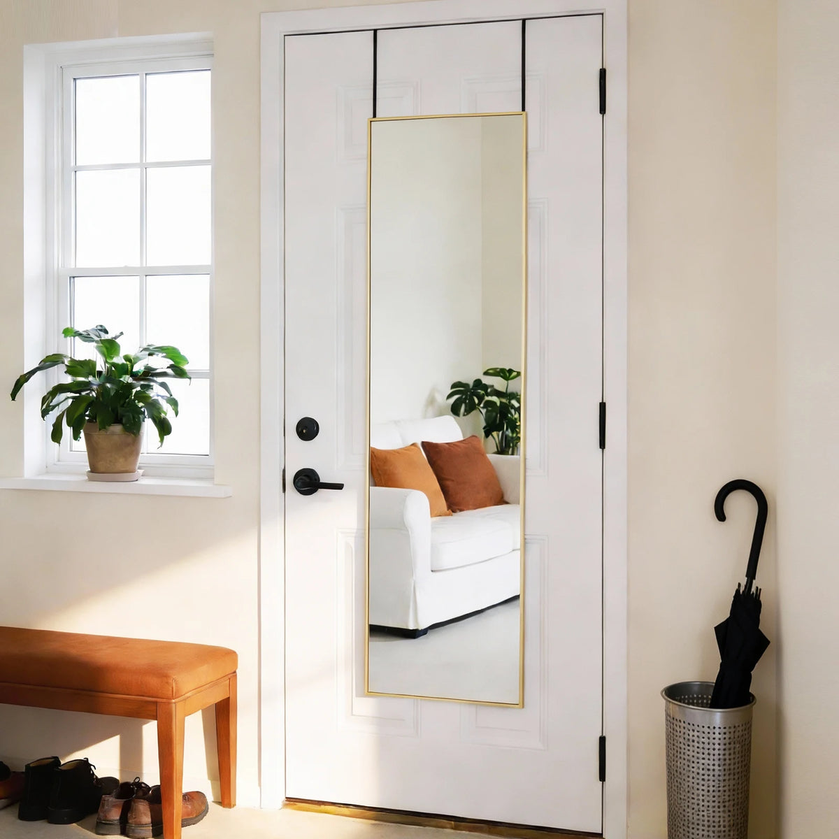 MCQ Arched Full Length Door Hanging Mirror