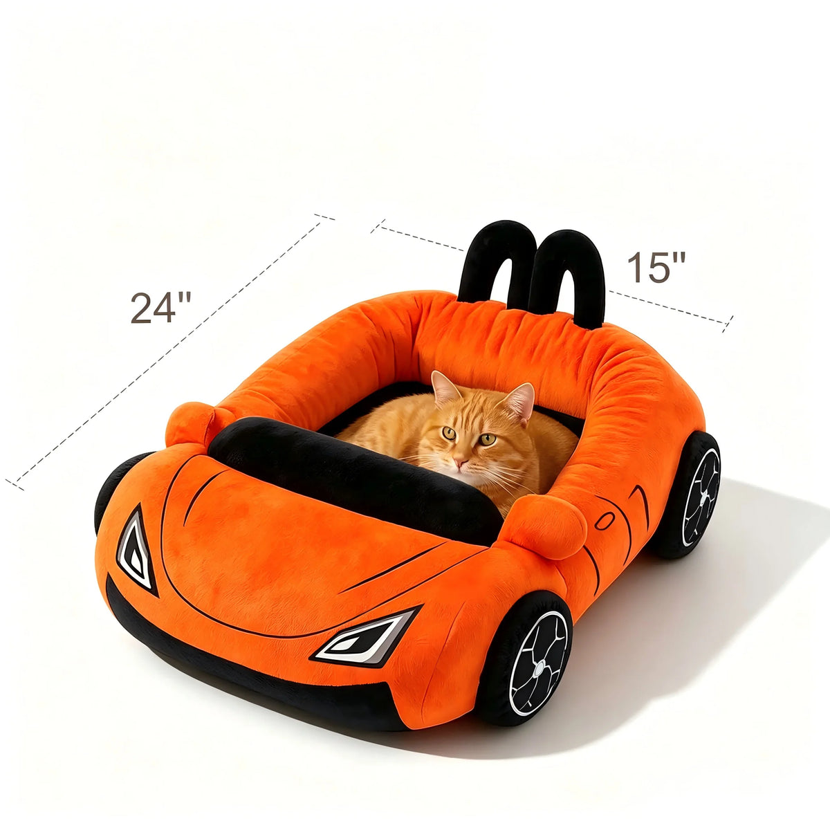 CWV Supercar Cat Bed with Soft Cozy Pillow