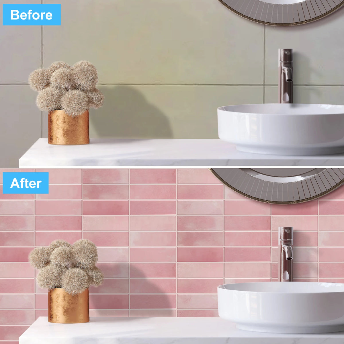 Vividtiles Peel And Stick Wall Tiles For Kitchen Backsplash