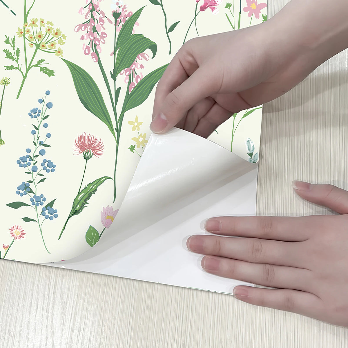 JIFFDIFF Floral Peel And Stick Wallpaper for Home Decor