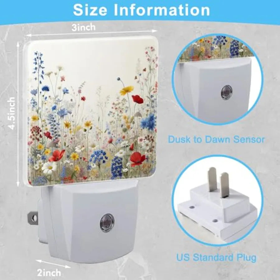 Plug In Night Light With Dusk To Dawn Sensor