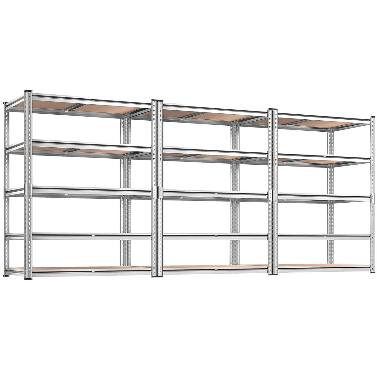 Adjustable Heavy Duty Five Tier Metal Storage Shelving for Garage and Warehouse