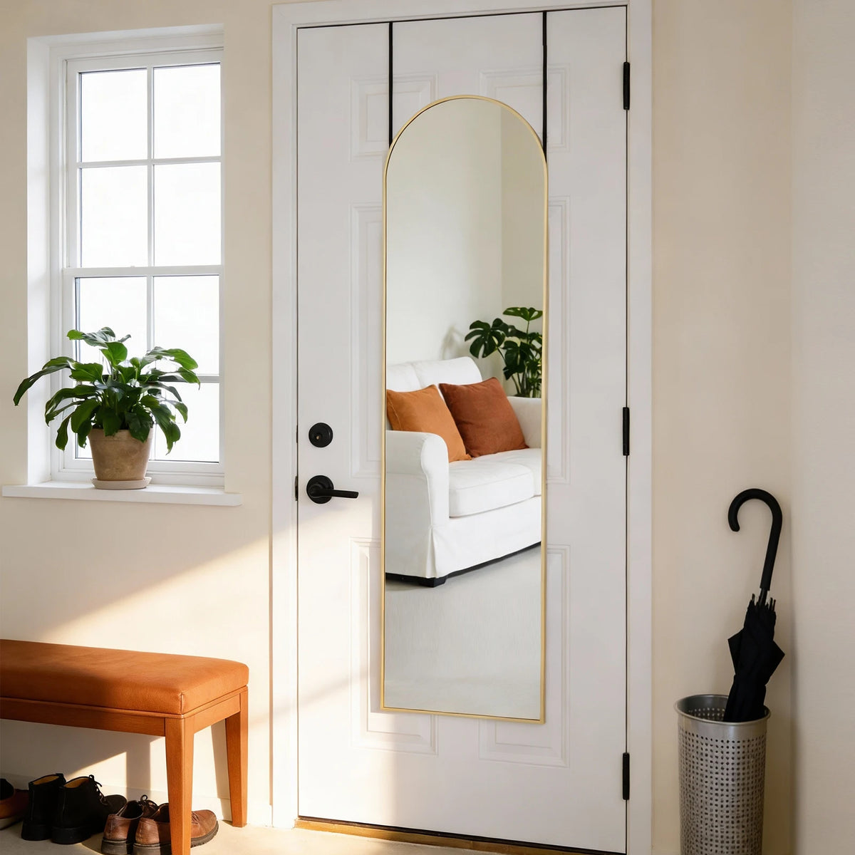 MCQ Arched Full Length Door Hanging Mirror