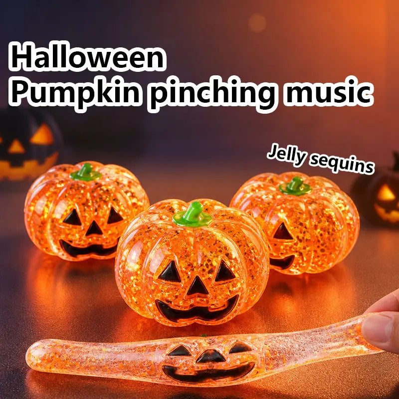 Halloween Pumpkin Squishy Toy For Stress Relief