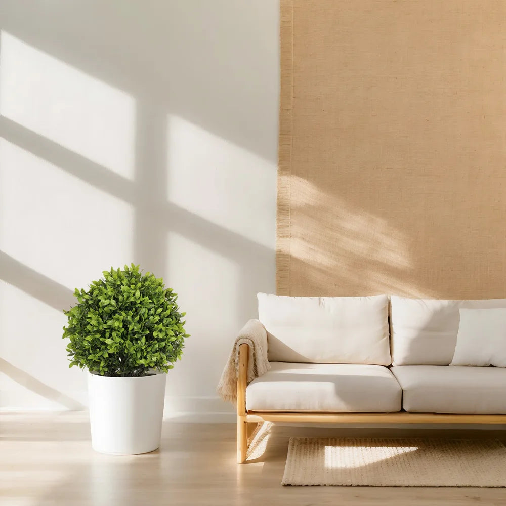 Artificial Boxwood Topiary Ball Trees For Indoor Outdoor Decor