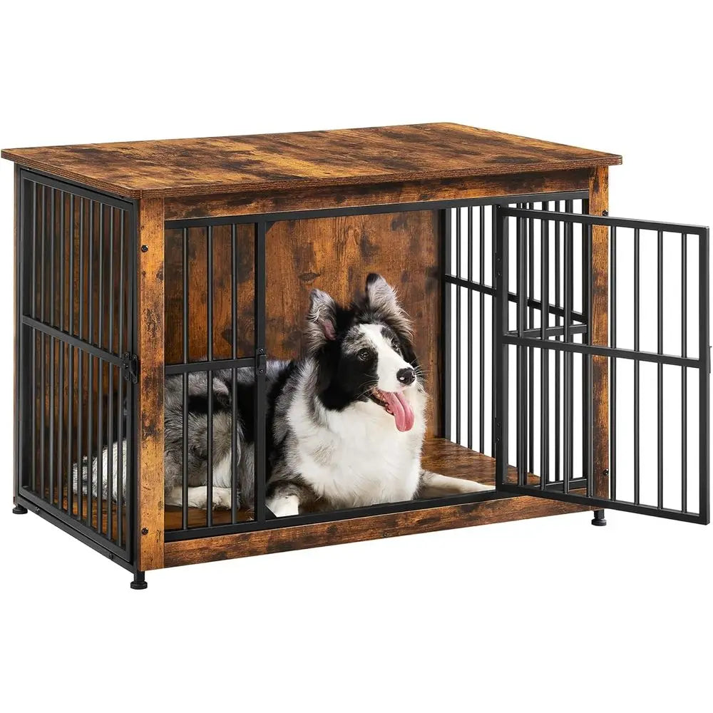 Heavy Duty Dog Crate Furniture End Table for Large Dogs