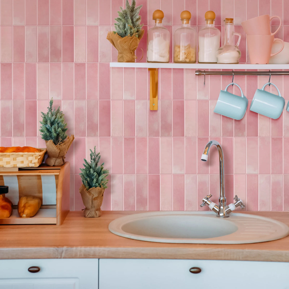 Vividtiles Peel And Stick Wall Tiles For Kitchen Backsplash