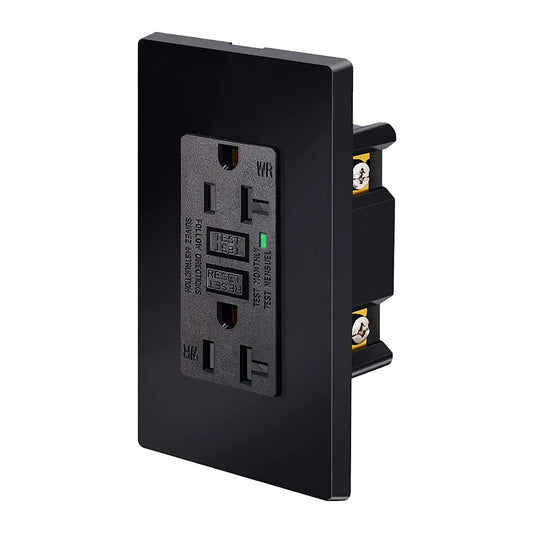 GFCI Outlet 20 Amp Tamper Resistant Receptacle LED Indicator