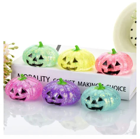 Halloween Pumpkin Squishy Toy For Stress Relief