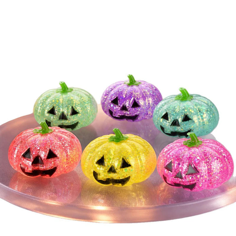 Halloween Pumpkin Squishy Toy For Stress Relief