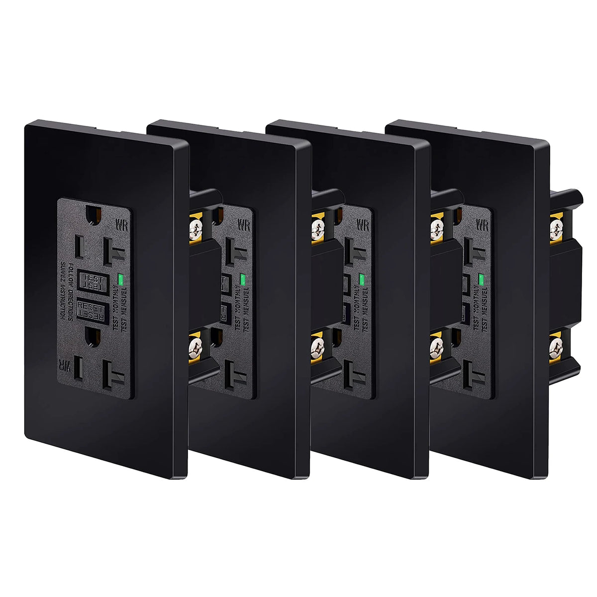 GFCI Outlet 20 Amp Tamper Resistant Receptacle LED Indicator