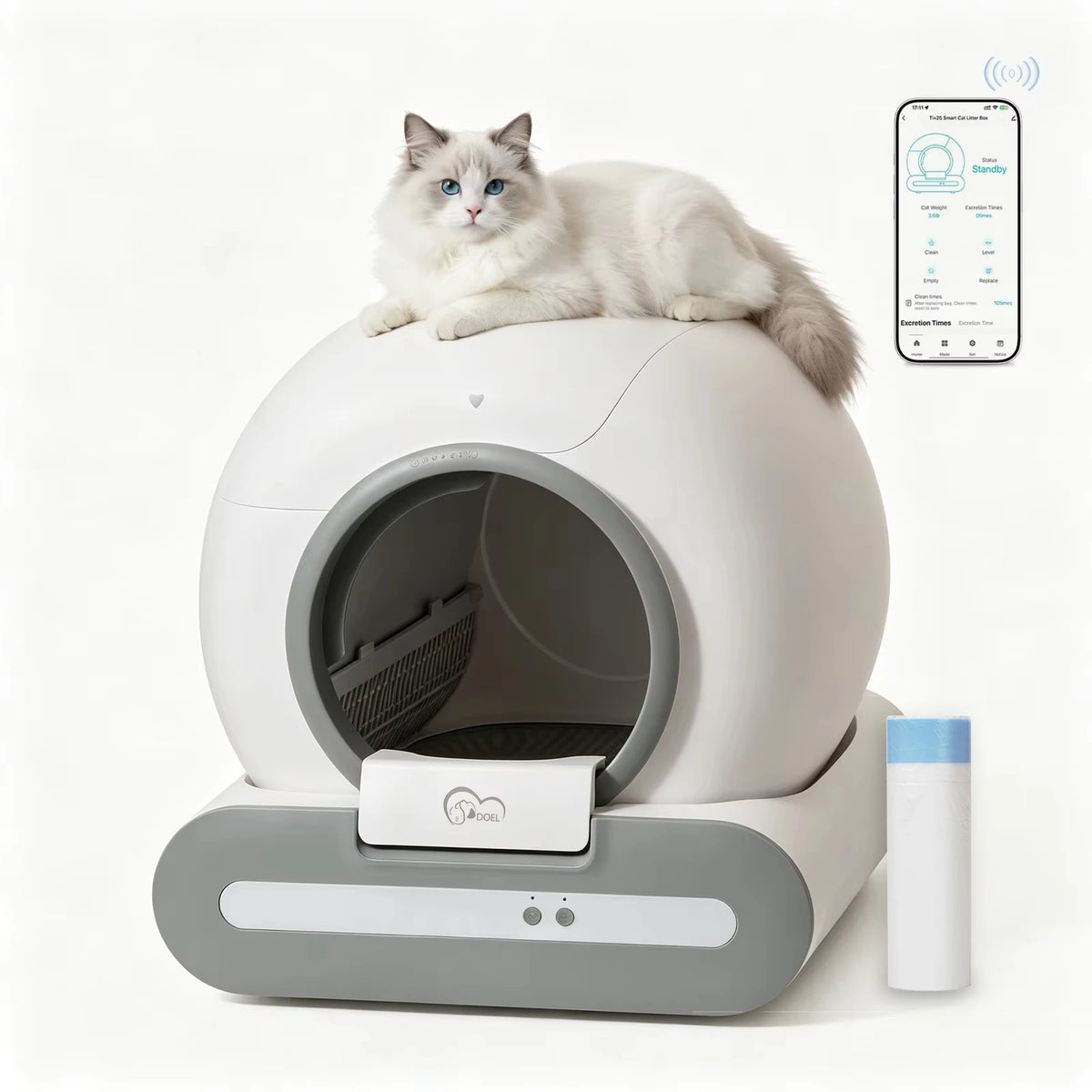 DOEL Smart Self-Cleaning Automatic Cat Litter Box