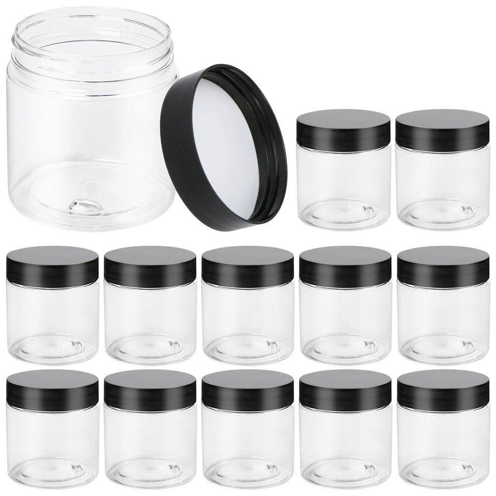 Transparent Plastic Airtight Kitchen Food Storage Jars