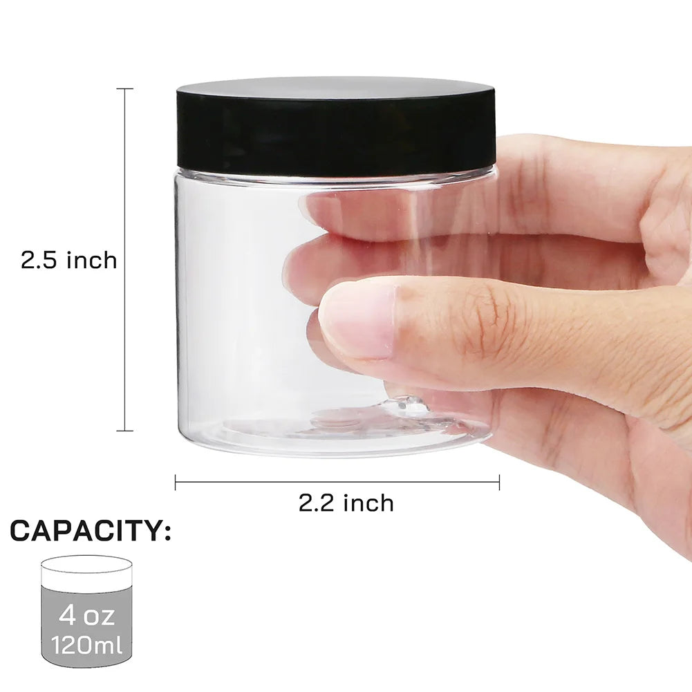 Transparent Plastic Airtight Kitchen Food Storage Jars