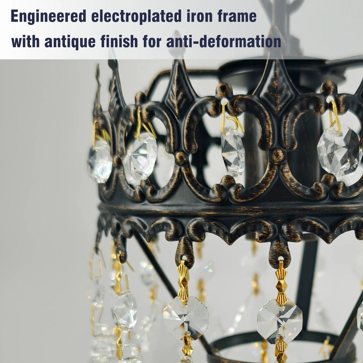 Vrygle Medieval Modern Crystal Wall Lamp for Indoor Spaces