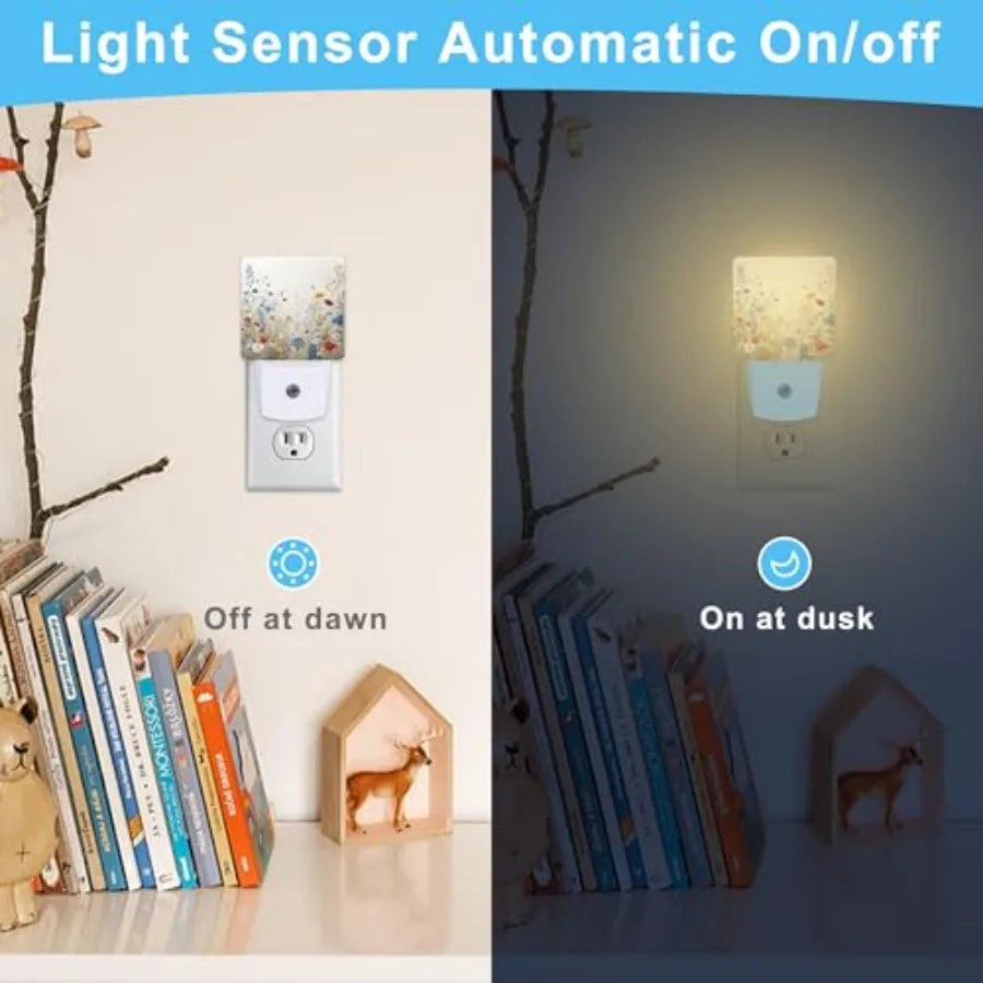 Plug In Night Light With Dusk To Dawn Sensor