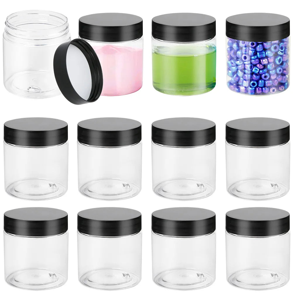 Transparent Plastic Airtight Kitchen Food Storage Jars