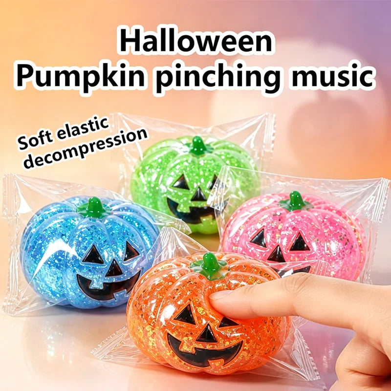 Halloween Pumpkin Squishy Toy For Stress Relief