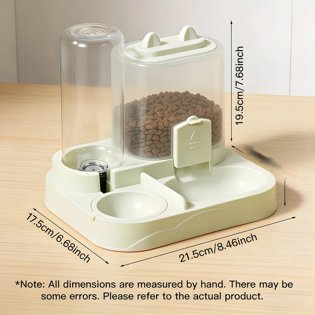 Automatic Pet Feeder and Water Dispenser for Cats and Dogs