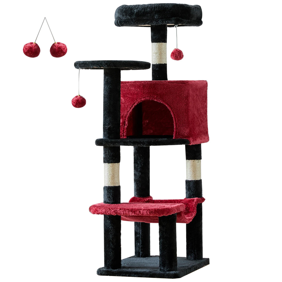 JHK Multi-Level Cat Tree With Sisal Scratching Posts