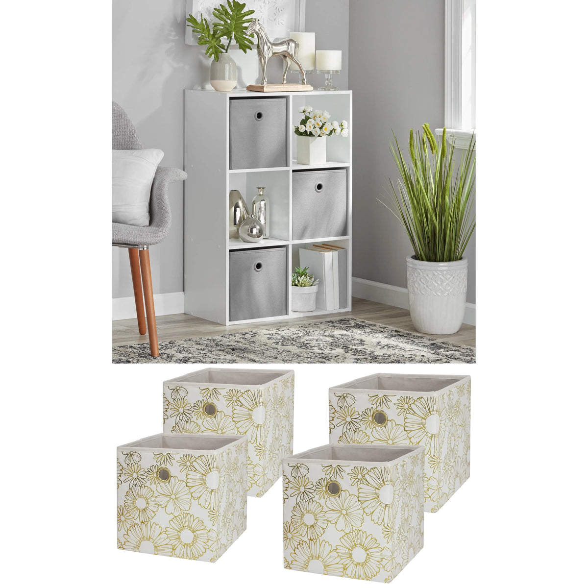 Mainstays Contemporary Cube Storage Organizer