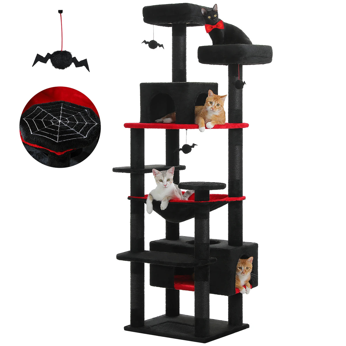 PAWZ Road Multilevel Cat Tree With Sisal Scratching Posts