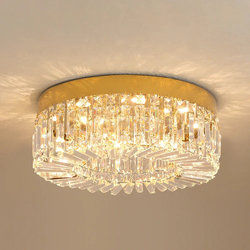 VETRULUS Crystal LED Ceiling Chandelier Light Fixture