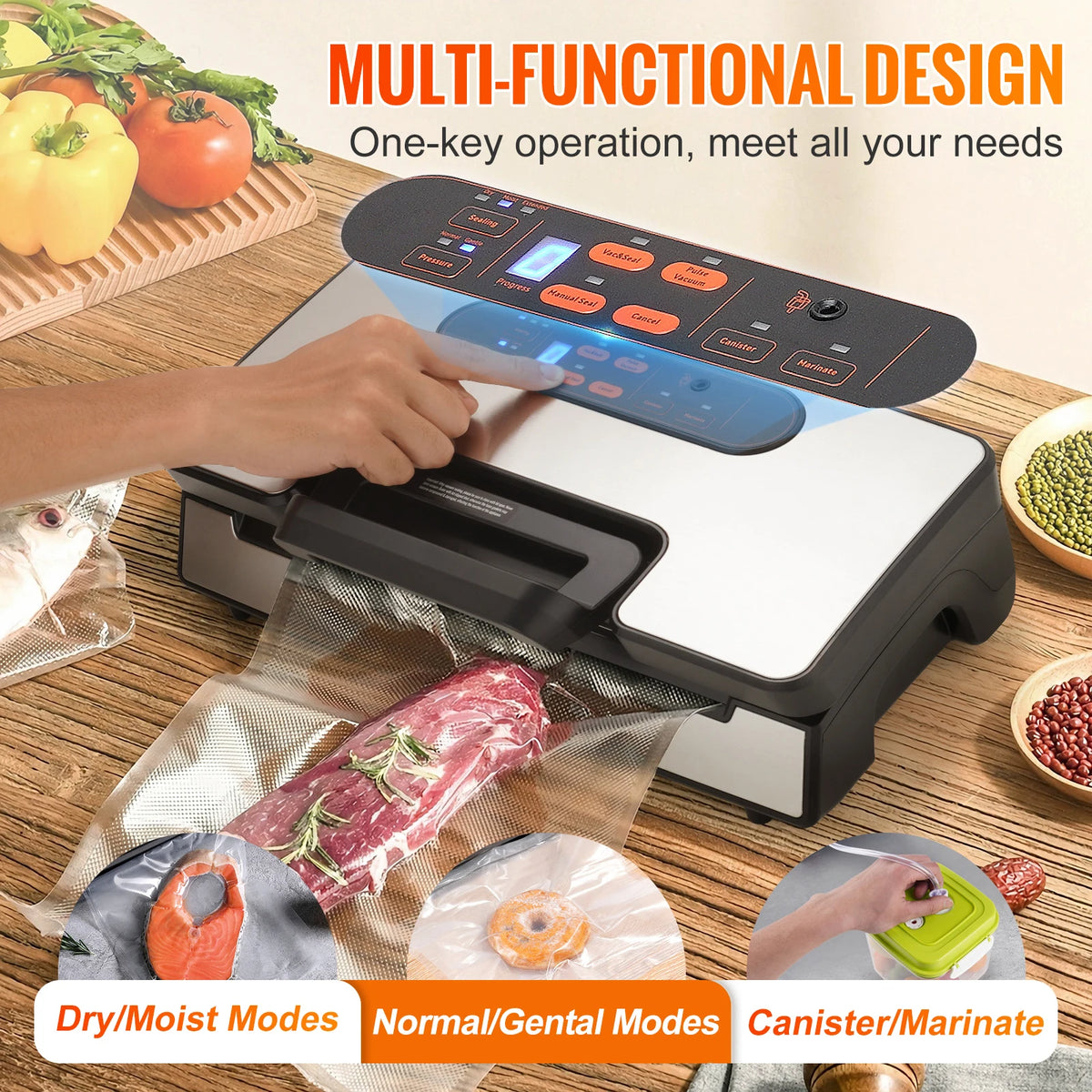 SucceBuy Household Food Vacuum Sealer Packaging Machine
