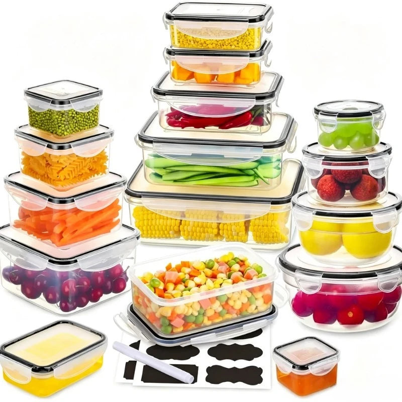 Airtight Borosilicate Glass Food Storage Containers With Lids
