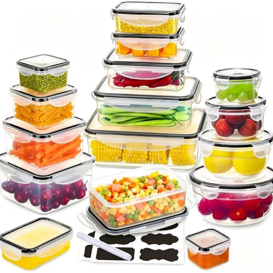 Airtight Borosilicate Glass Food Storage Containers With Lids