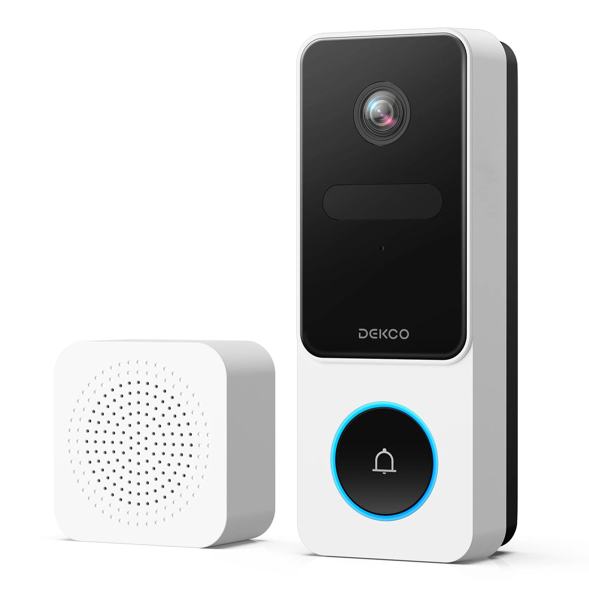 Dekco 3MP Wireless Video Doorbell With Human Detection And Alexa
