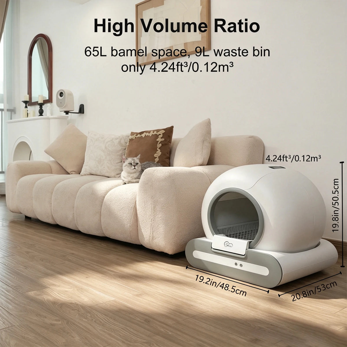 DOEL Smart Self-Cleaning Automatic Cat Litter Box