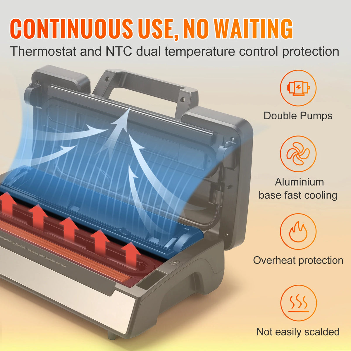 SucceBuy Household Food Vacuum Sealer Packaging Machine